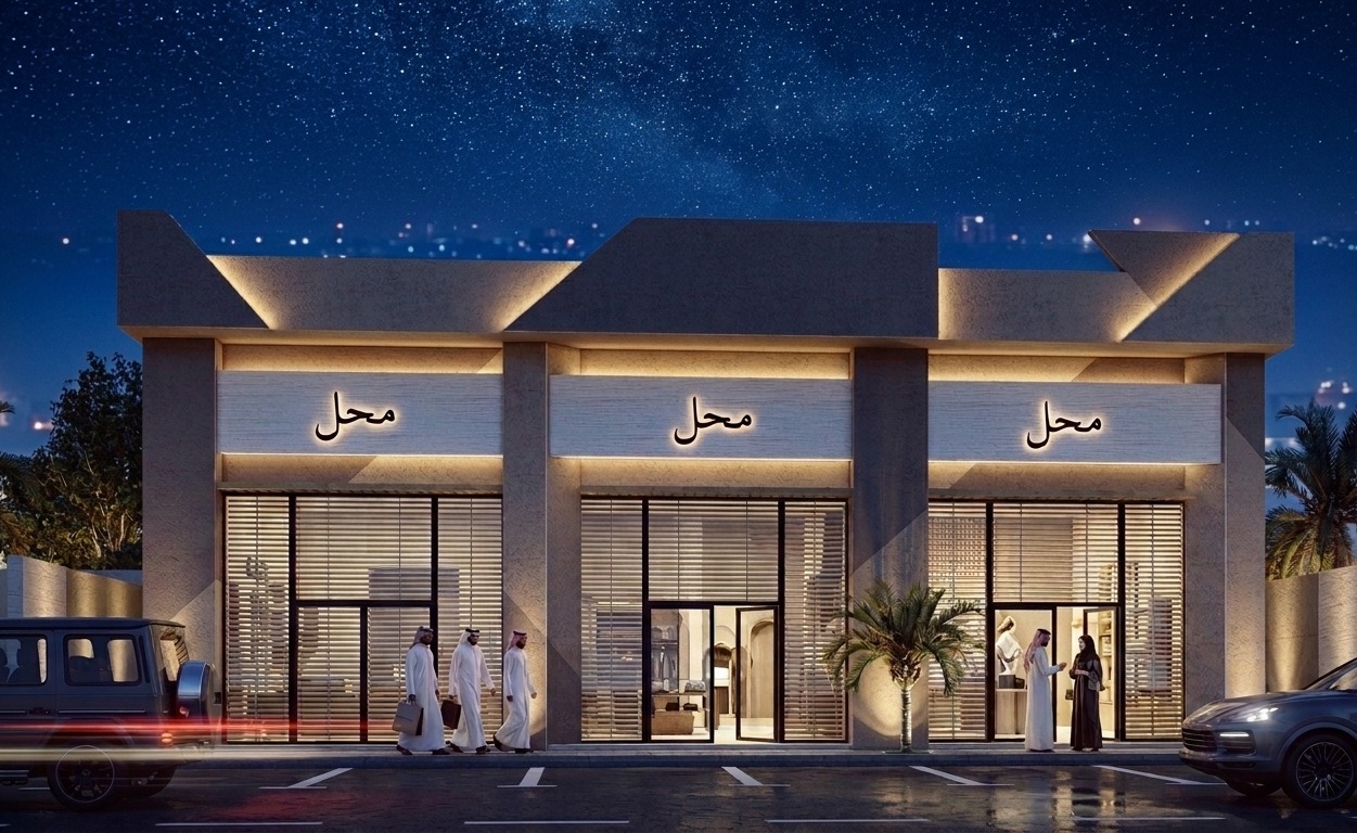 مجمع محلات تجارية